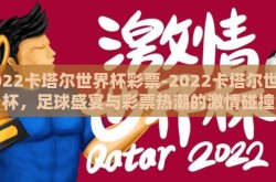 2022卡塔尔世界杯彩票-2022卡塔尔世界杯，足球盛宴与彩票热潮的激情碰撞