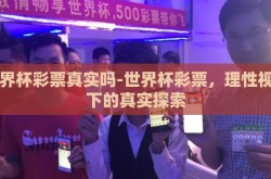 世界杯彩票真实吗-世界杯彩票，理性视角下的真实探索