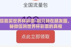 微信能买世界杯彩票-别只转在朋友圈，揭秘微信购世界杯彩票的真相