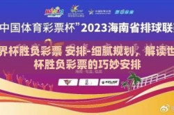 世界杯胜负彩票 安排-细腻规划，解读世界杯胜负彩票的巧妙安排