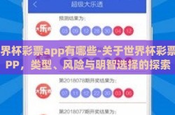世界杯彩票app有哪些-关于世界杯彩票APP，类型、风险与明智选择的探索