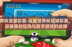 世界杯足球彩票-探索世界杯足球彩票，国际赛事的狂热与数字游戏的战略
