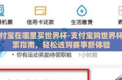 支付宝在哪里买世界杯-支付宝购世界杯门票指南，轻松选购赛事新体验