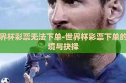 世界杯彩票无法下单-世界杯彩票下单的困境与抉择
