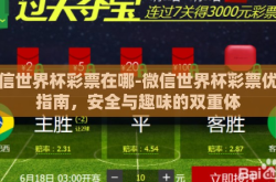 微信世界杯彩票在哪-微信世界杯彩票优选指南，安全与趣味的双重体