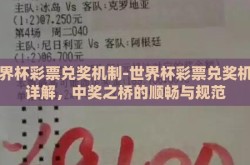 世界杯彩票兑奖机制-世界杯彩票兑奖机制详解，中奖之桥的顺畅与规范