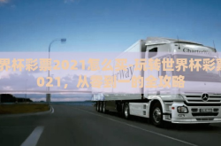 世界杯彩票2021怎么买-玩转世界杯彩票2021，从零到一的全攻略