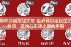 世界杯彩票投注关闭-世界杯彩票投注即将关闭，理性与乐趣之间的平衡
