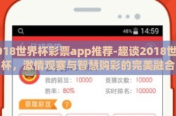 2018世界杯彩票app推荐-趣谈2018世界杯，激情观赛与智慧购彩的完美融合