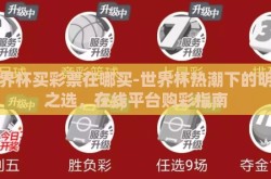 世界杯买彩票在哪买-世界杯热潮下的明智之选，在线平台购彩指南