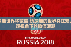 伪球迷世界杯微信-伪球迷的世界杯狂欢，微观视角下的微信浪潮
