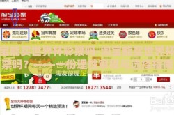 淘宝能买世界杯彩票吗-淘宝能买世界杯彩票吗？——一份理性审视与选择指南