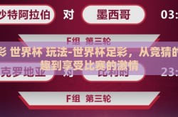 足彩 世界杯 玩法-世界杯足彩，从竞猜的乐趣到享受比赛的激情