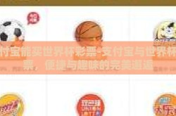 支付宝能买世界杯彩票-支付宝与世界杯彩票，便捷与趣味的完美邂逅
