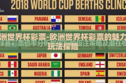 欧洲世界杯彩票-欧洲世界杯彩票的魅力与玩法探险