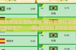 正宗世界杯彩票概念股-揭开世界杯彩票背后的潜在资产——揭秘正宗世界杯彩票概念股