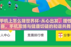 在手机上怎么赌世界杯-从心出发，理性观赛，手机观博与健康切磋的和谐共舞