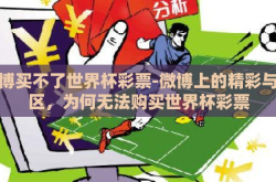 微博买不了世界杯彩票-微博上的精彩与禁区，为何无法购买世界杯彩票