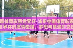 中国体育彩票世界杯-浅析中国体育彩票与世界杯的激情碰撞，梦想与机遇的交织