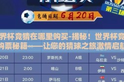 世界杯竞猜在哪里购买-揭秘！世界杯竞猜购票秘籍——让您的猜球之旅激情启航
