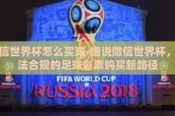 微信世界杯怎么买球-细说微信世界杯，合法合规的足球彩票购买新路径