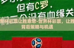 世界杯彩票让胜意思-世界杯彩票，让胜的背后策略与机遇
