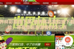 世界杯彩票线下买-世界杯彩票的线下载体验，寻觅幸运与激情的交汇点