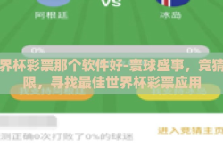 世界杯彩票那个软件好-寰球盛事，竞猜无限，寻找最佳世界杯彩票应用