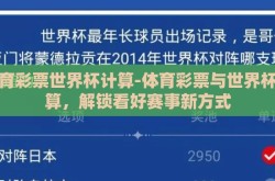 体育彩票世界杯计算-体育彩票与世界杯计算，解锁看好赛事新方式