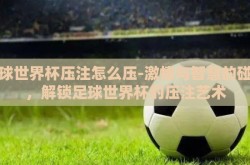 足球世界杯压注怎么压-激情与智慧的碰撞，解锁足球世界杯的压注艺术