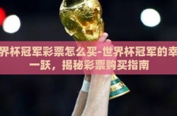 世界杯冠军彩票怎么买-世界杯冠军的幸运一跃，揭秘彩票购买指南