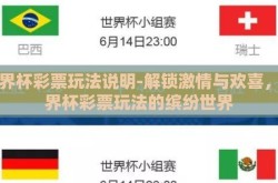 世界杯彩票玩法说明-解锁激情与欢喜，世界杯彩票玩法的缤纷世界
