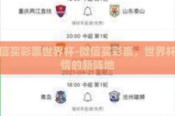 微信买彩票世界杯-微信买彩票，世界杯热情的新阵地