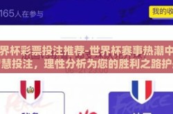 世界杯彩票投注推荐-世界杯赛事热潮中的智慧投注，理性分析为您的胜利之路护航