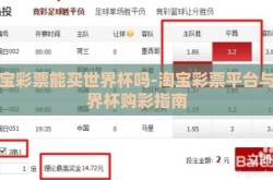 淘宝彩票能买世界杯吗-淘宝彩票平台与世界杯购彩指南