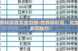 世界杯彩票奖金包括-世界杯彩票，奖金的多元魅力
