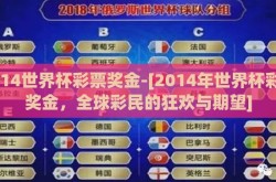2014世界杯彩票奖金-[2014年世界杯彩票奖金，全球彩民的狂欢与期望]