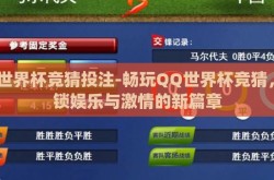 qq世界杯竞猜投注-畅玩QQ世界杯竞猜，解锁娱乐与激情的新篇章
