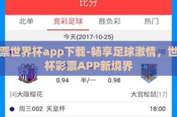 彩票世界杯app下载-畅享足球激情，世界杯彩票APP新境界