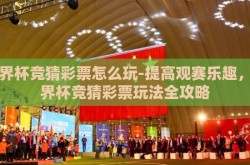 世界杯竞猜彩票怎么玩-提高观赛乐趣，世界杯竞猜彩票玩法全攻略