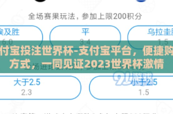 支付宝投注世界杯-支付宝平台，便捷购彩方式，一同见证2023世界杯激情