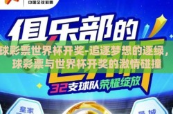 足球彩票世界杯开奖-追逐梦想的逐绿，足球彩票与世界杯开奖的激情碰撞