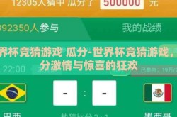 世界杯竞猜游戏 瓜分-世界杯竞猜游戏，瓜分激情与惊喜的狂欢
