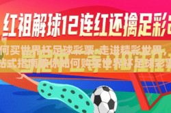 如何买世界杯足球彩票-走进精彩世界，一站式指南教你如何购买世界杯足球彩票