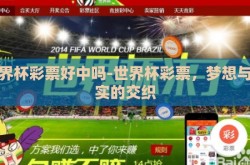世界杯彩票好中吗-世界杯彩票，梦想与现实的交织