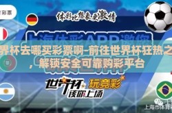 世界杯去哪买彩票啊-前往世界杯狂热之旅，解锁安全可靠购彩平台