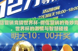 微信营销竞猜世界杯-微信营销的奇妙竞猜，世界杯的激情与智慧碰撞