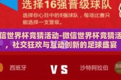 微信世界杯竞猜活动-微信世界杯竞猜活动，社交狂欢与互动创新的足球盛宴