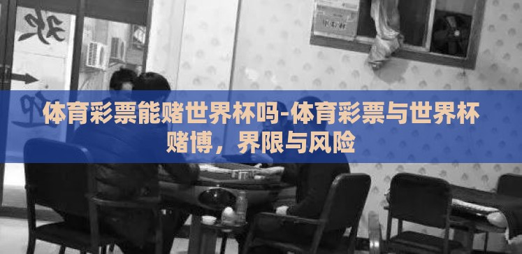 体育彩票能赌世界杯吗-体育彩票与世界杯赌博，界限与风险