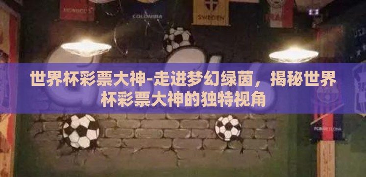世界杯彩票大神-走进梦幻绿茵,揭秘世界杯彩票大神的独特视角 世界杯彩票大神-走进梦幻绿茵,揭秘世界杯彩票大神的独特视角